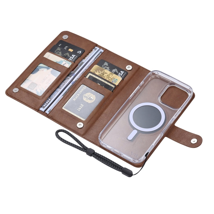For iPhone 14 ViLi GVS-C Series MagSafe Magnetic RFID Leather Flip Phone Case