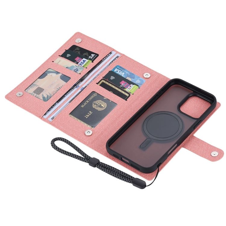 For iPhone 16 ViLi GBS Series MagSafe Magnetic RFID Leather Flip Phone Case
