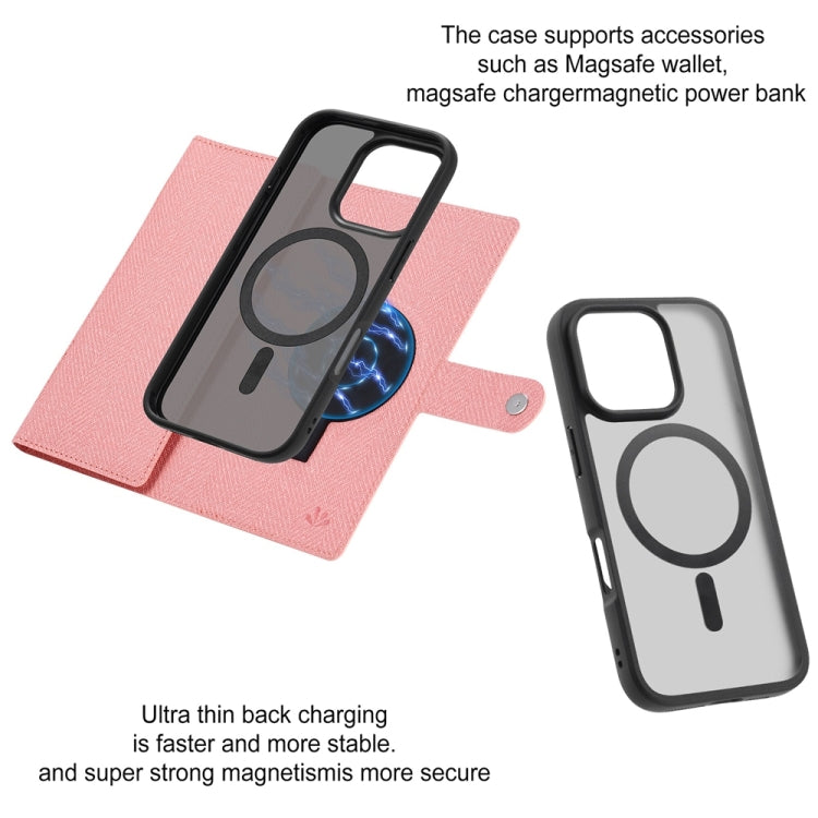 For iPhone 15 Plus ViLi GBS Series MagSafe Magnetic RFID Leather Flip Phone Case