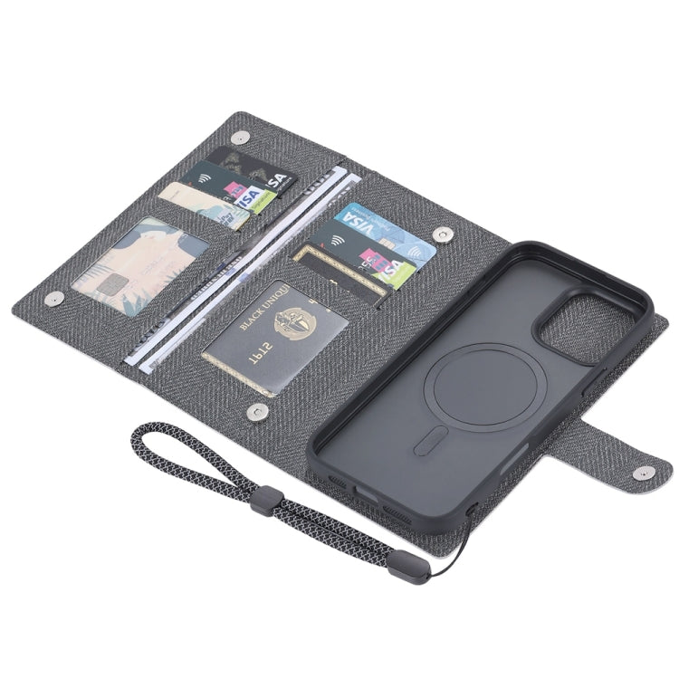 For iPhone 14 ViLi GBS Series MagSafe Magnetic RFID Leather Flip Phone Case