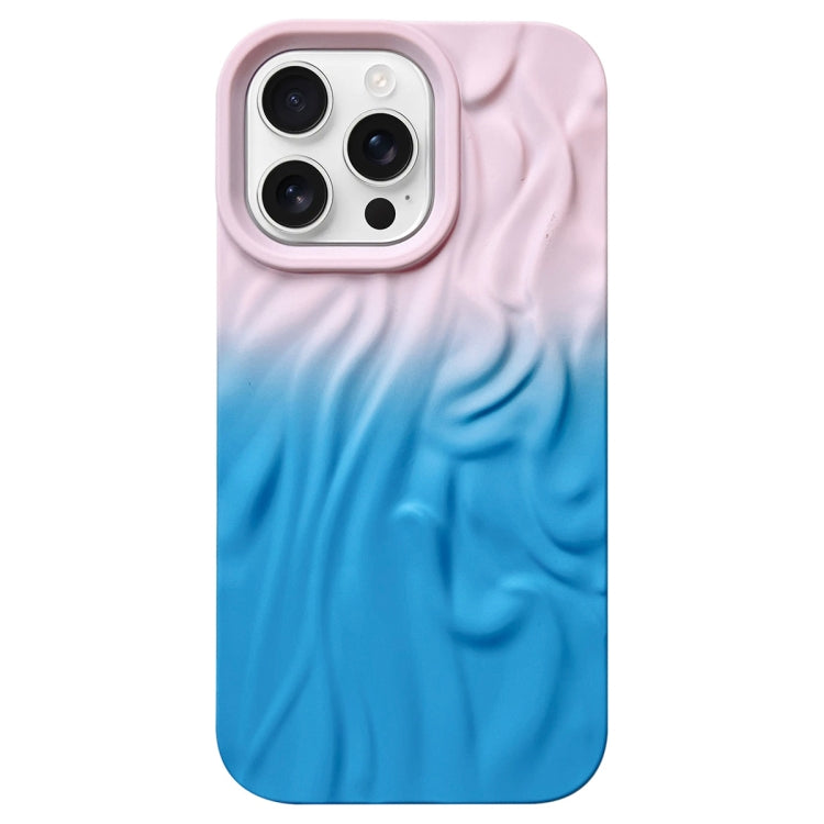 For iPhone 12 Pro Wrinkle Gradient Skin-feel Frosted TPU Phone Case