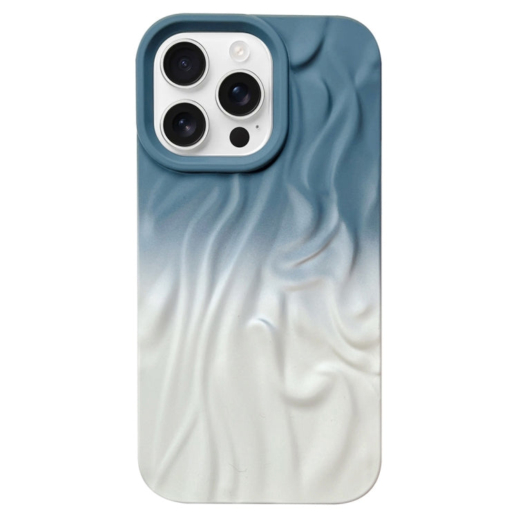 For iPhone 12 Pro Max Wrinkle Gradient Skin-feel Frosted TPU Phone Case
