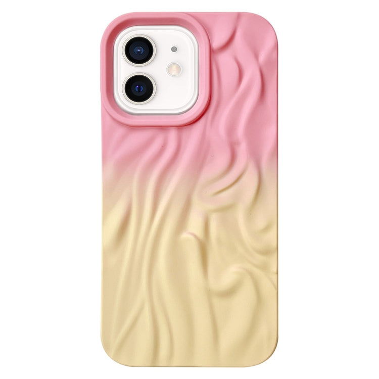 For iPhone 11 Wrinkle Gradient Skin-feel Frosted TPU Phone Case