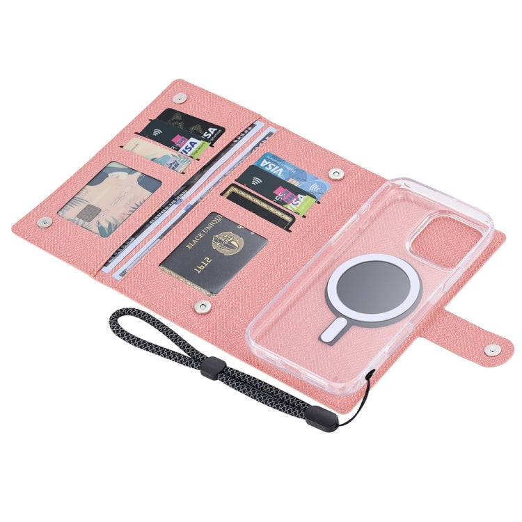 For iPhone 14 Plus ViLi GBS-C Series MagSafe Magnetic RFID Leather Flip Phone Case