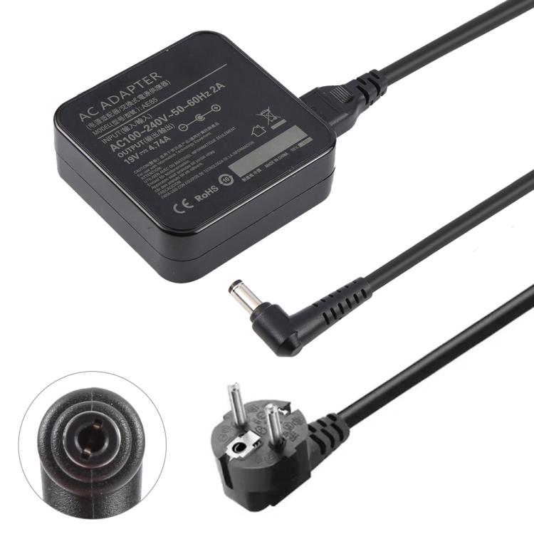 90W 19V 4.74A Laptop Notebook Power Adapter For Asus 5.5 x 2.5mm, Plug:EU Plug