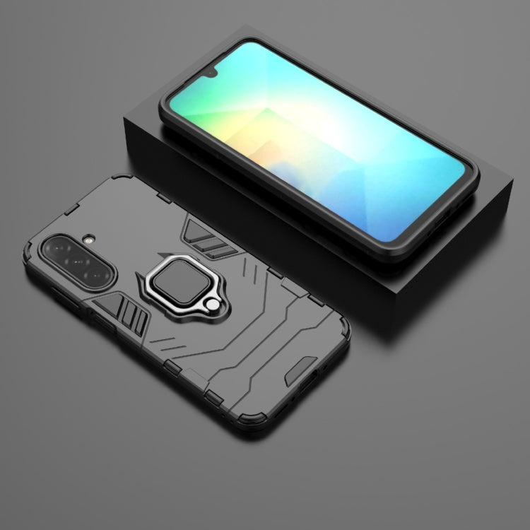 For Samsung Galaxy A26 5G PC + TPU Shockproof Protective Phone Case with Magnetic Ring Holder