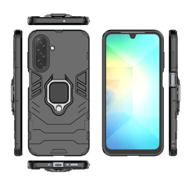 For Samsung Galaxy A26 5G PC + TPU Shockproof Protective Phone Case with Magnetic Ring Holder