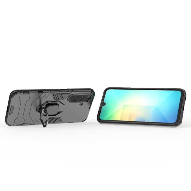 For Samsung Galaxy A26 5G PC + TPU Shockproof Protective Phone Case with Magnetic Ring Holder