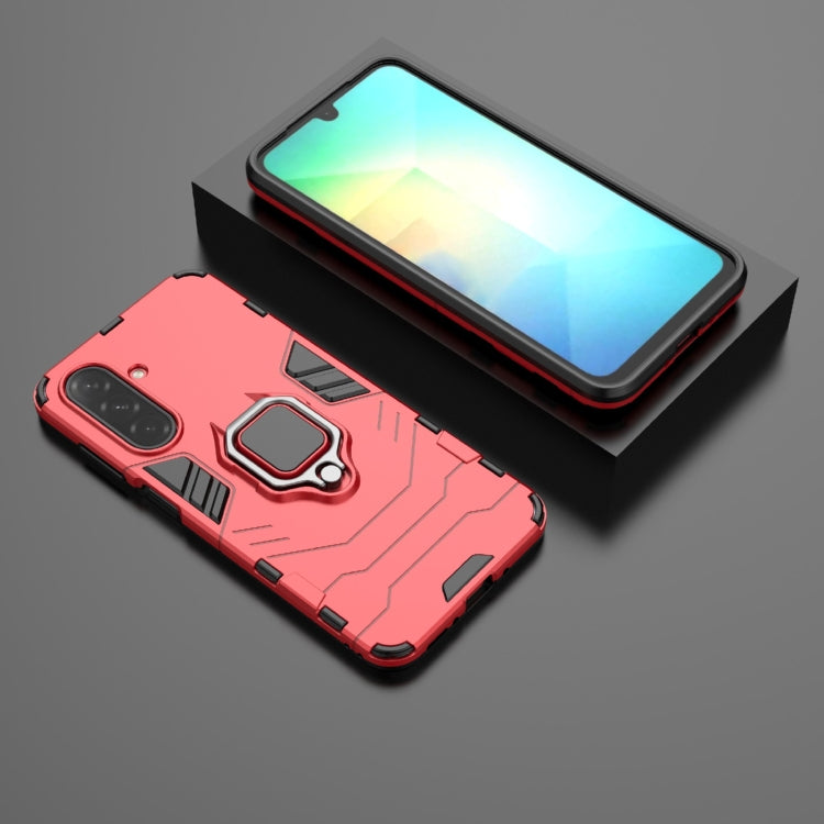 For Samsung Galaxy A26 5G PC + TPU Shockproof Protective Phone Case with Magnetic Ring Holder