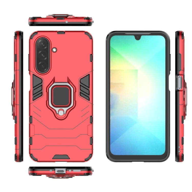 For Samsung Galaxy A26 5G PC + TPU Shockproof Protective Phone Case with Magnetic Ring Holder