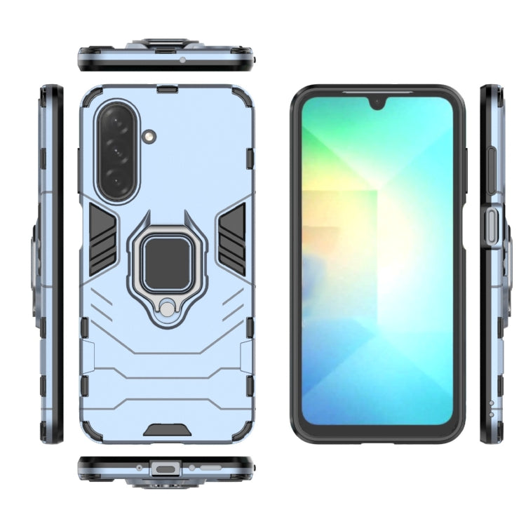 For Samsung Galaxy A26 5G PC + TPU Shockproof Protective Phone Case with Magnetic Ring Holder