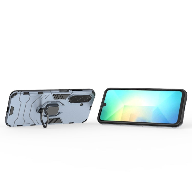 For Samsung Galaxy A26 5G PC + TPU Shockproof Protective Phone Case with Magnetic Ring Holder