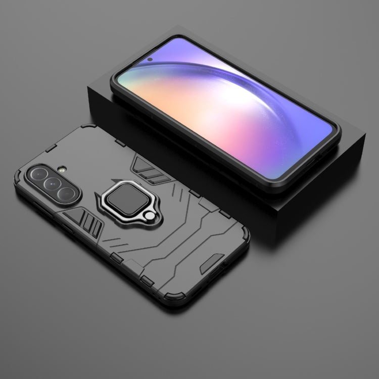 For Samsung Galaxy A56 5G / A36 5G PC + TPU Shockproof Protective Phone Case with Magnetic Ring Holder