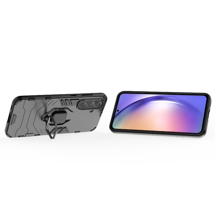 For Samsung Galaxy A56 5G / A36 5G PC + TPU Shockproof Protective Phone Case with Magnetic Ring Holder