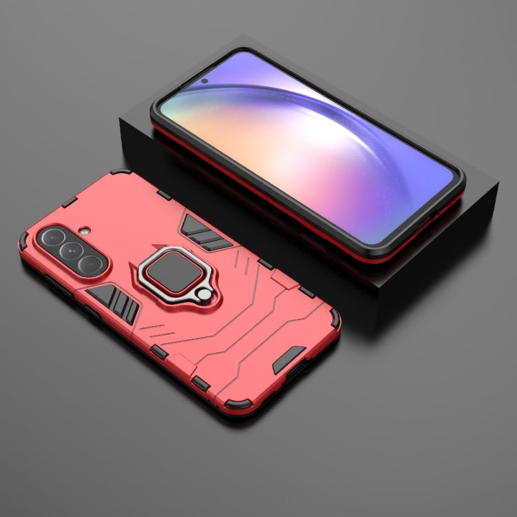 For Samsung Galaxy A56 5G / A36 5G PC + TPU Shockproof Protective Phone Case with Magnetic Ring Holder