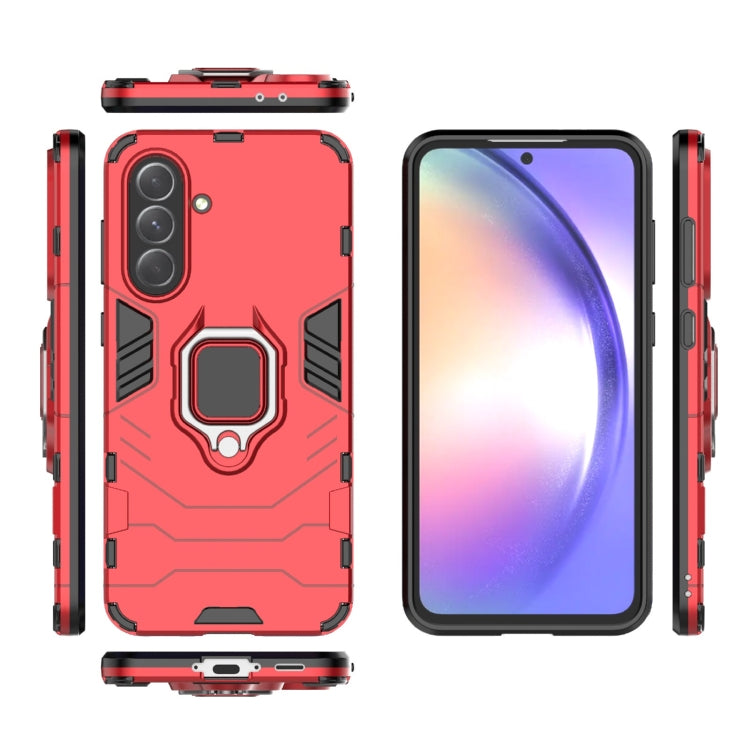 For Samsung Galaxy A56 5G / A36 5G PC + TPU Shockproof Protective Phone Case with Magnetic Ring Holder