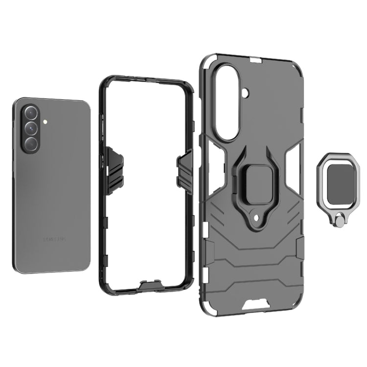 For Samsung Galaxy A56 5G / A36 5G PC + TPU Shockproof Protective Phone Case with Magnetic Ring Holder