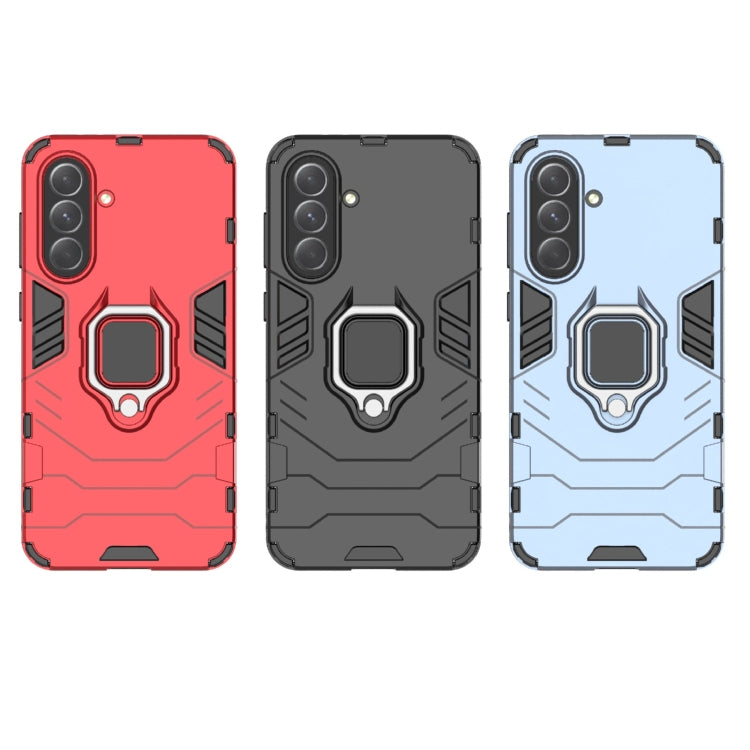 For Samsung Galaxy A56 5G / A36 5G PC + TPU Shockproof Protective Phone Case with Magnetic Ring Holder