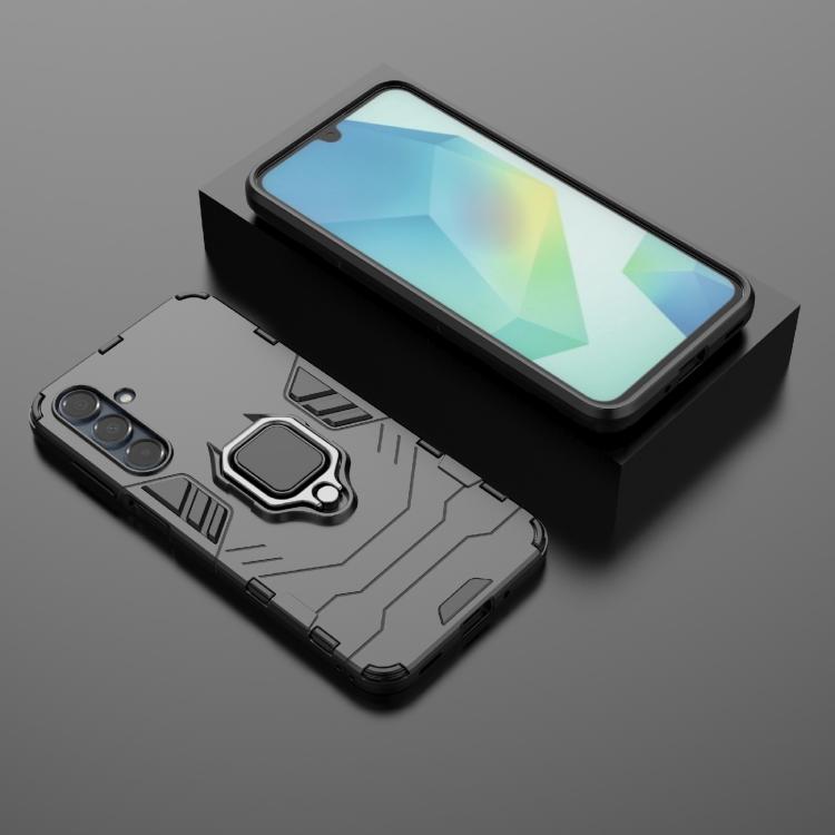 For Samsung Galaxy A16 5G PC + TPU Shockproof Protective Phone Case with Magnetic Ring Holder