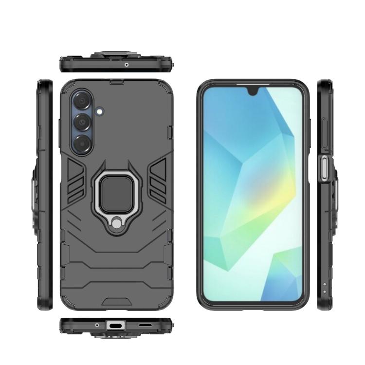 For Samsung Galaxy A16 5G PC + TPU Shockproof Protective Phone Case with Magnetic Ring Holder