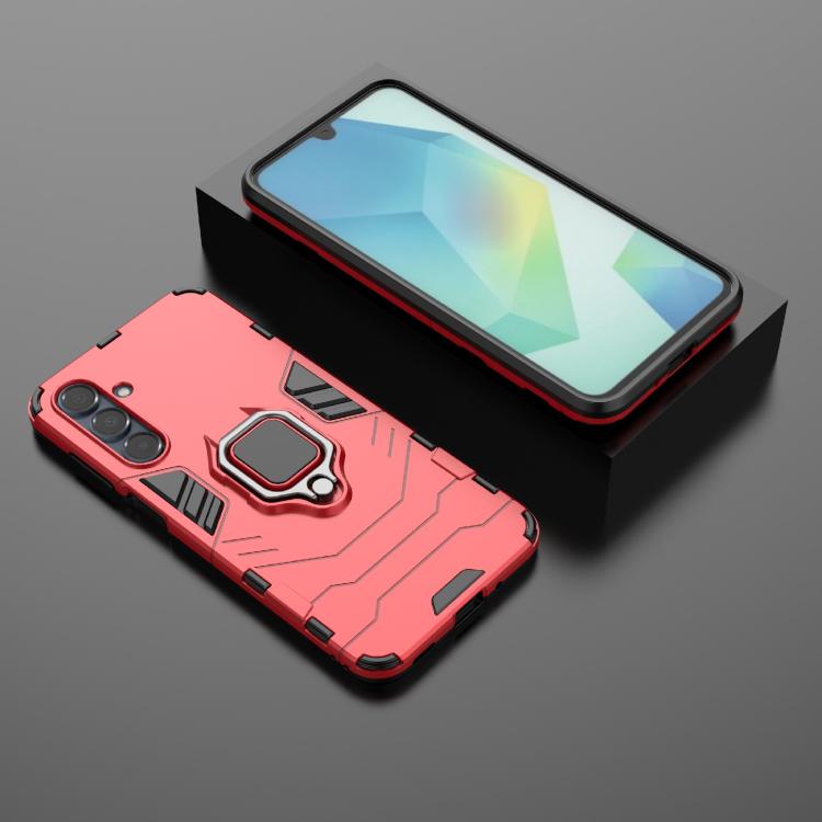 For Samsung Galaxy A16 5G PC + TPU Shockproof Protective Phone Case with Magnetic Ring Holder
