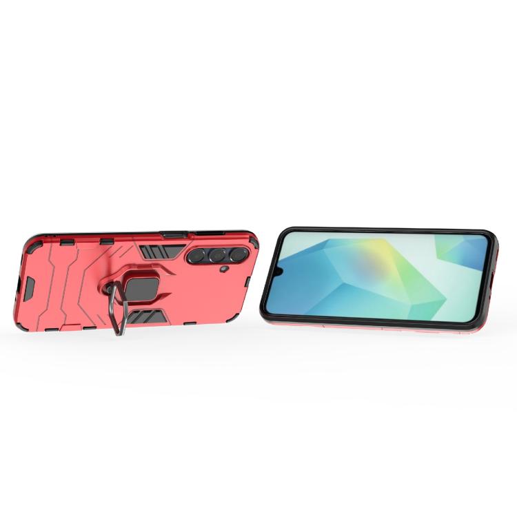 For Samsung Galaxy A16 5G PC + TPU Shockproof Protective Phone Case with Magnetic Ring Holder