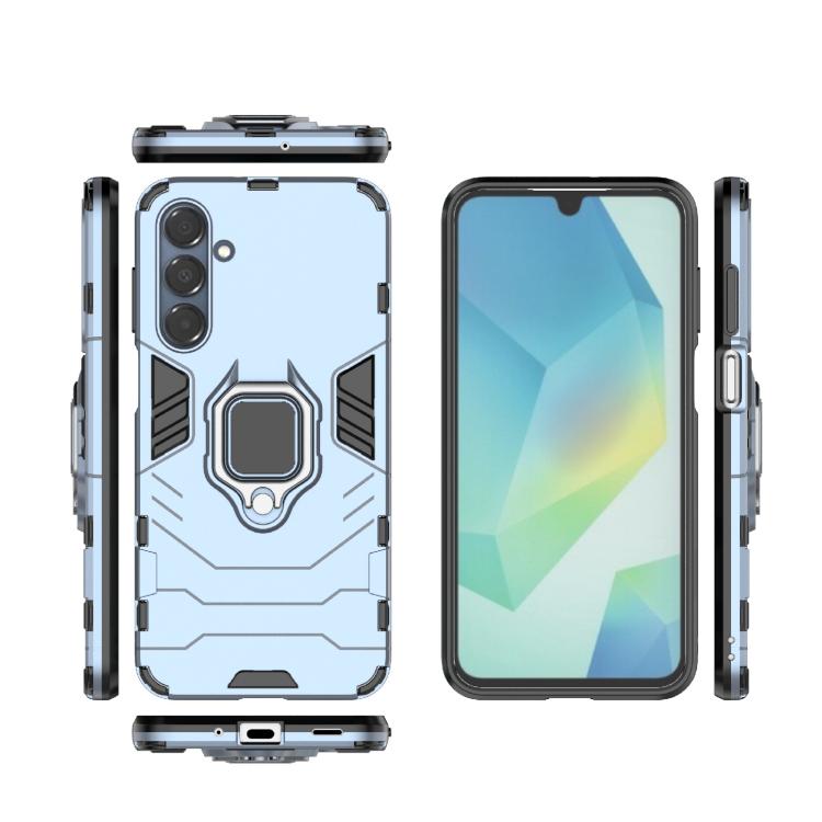 For Samsung Galaxy A16 5G PC + TPU Shockproof Protective Phone Case with Magnetic Ring Holder