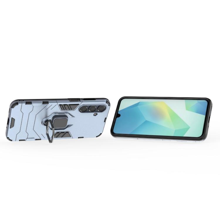 For Samsung Galaxy A16 5G PC + TPU Shockproof Protective Phone Case with Magnetic Ring Holder