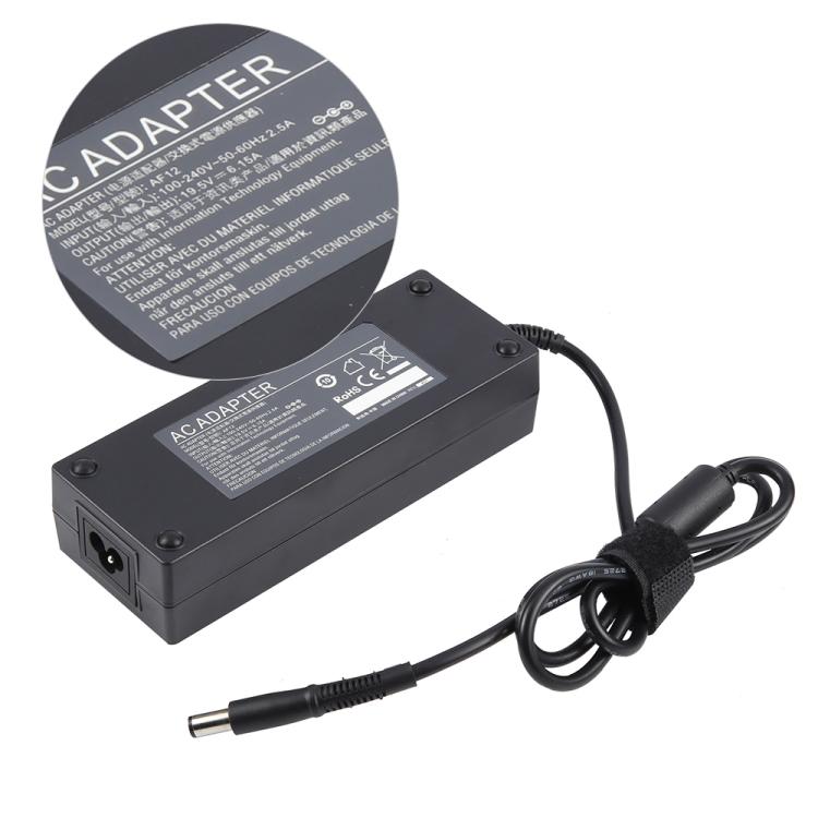 120W 19.5V 6.15A Laptop Notebook Power Adapter For HP 7.4 x 5.0mm, Plug:UK Plug