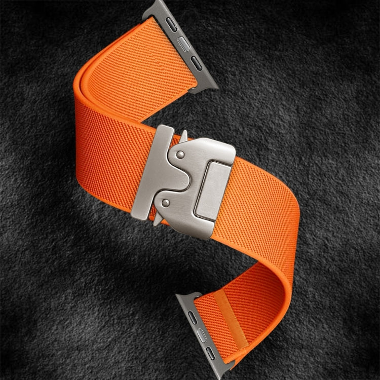 For Apple Watch 42mm / 41mm / 40mm / 38mm Parachute Buckle Elastic Nylon Watch Band