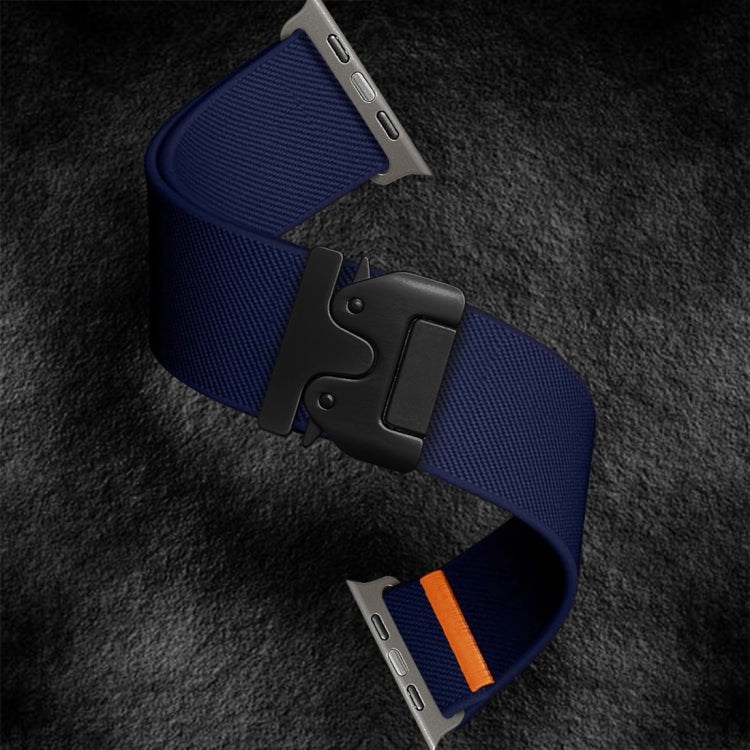 For Apple Watch 42mm / 41mm / 40mm / 38mm Parachute Buckle Elastic Nylon Watch Band