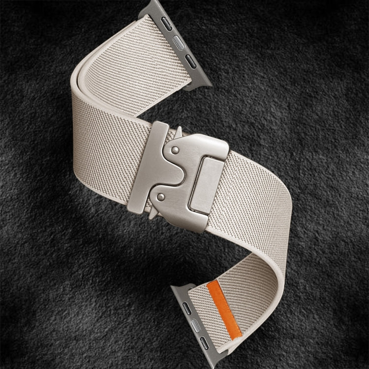 For Apple Watch 42mm / 41mm / 40mm / 38mm Parachute Buckle Elastic Nylon Watch Band