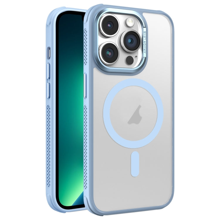 For iPhone 13 Pro Max Hardware Side Cooling Skin Feel Frosted Metal Lens Frame MagSafe Phone Case