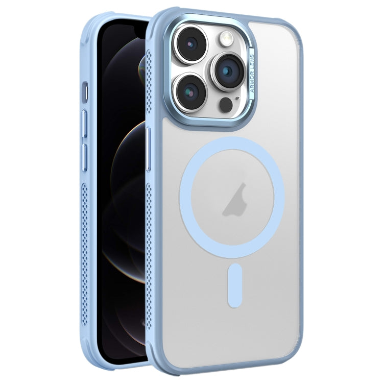 For iPhone 12 Pro Hardware Side Cooling Skin Feel Frosted Metal Lens Frame MagSafe Phone Case