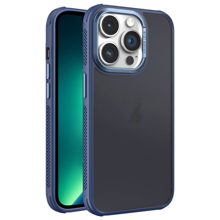 For iPhone 13 Pro Max Hardware Side Cooling Skin Feel Frosted Metal Lens Frame Phone Case