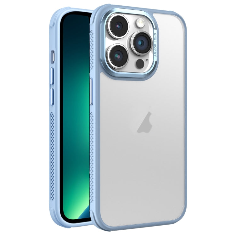 For iPhone 13 Pro Max Hardware Side Cooling Skin Feel Frosted Metal Lens Frame Phone Case
