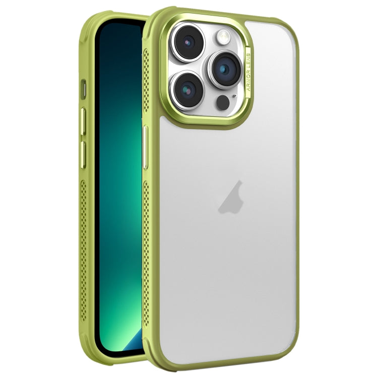 For iPhone 13 Pro Max Hardware Side Cooling Skin Feel Frosted Metal Lens Frame Phone Case