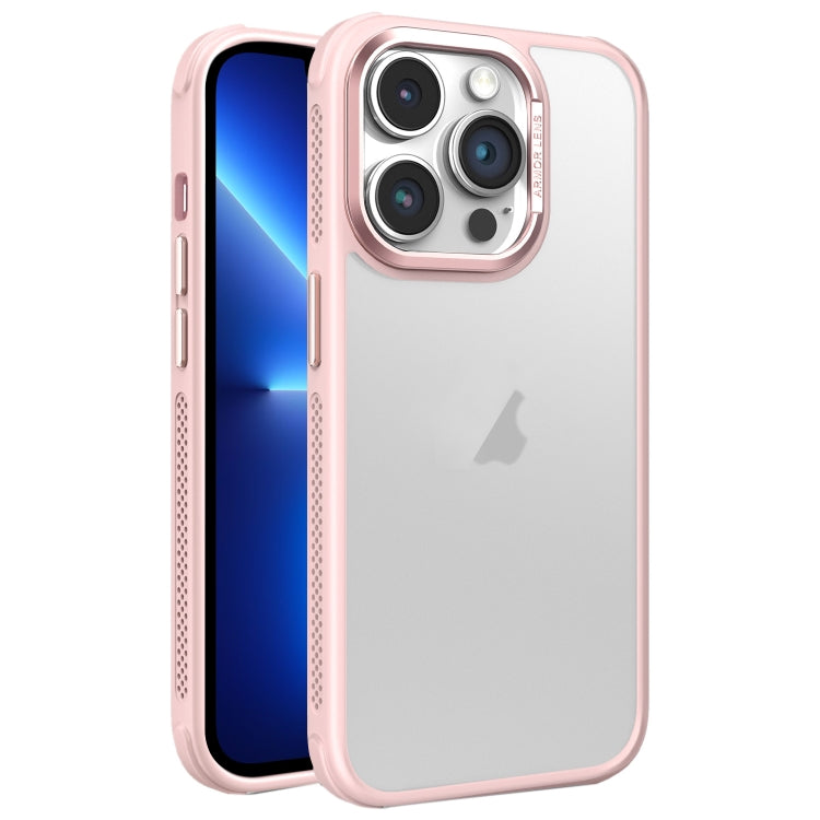 For iPhone 13 Pro Hardware Side Cooling Skin Feel Frosted Metal Lens Frame Phone Case