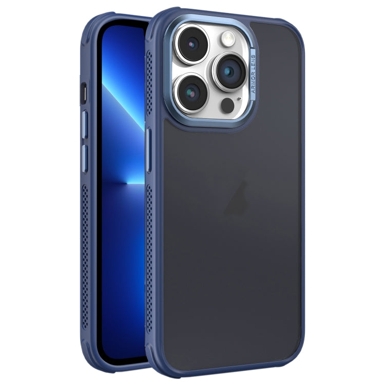 For iPhone 13 Pro Hardware Side Cooling Skin Feel Frosted Metal Lens Frame Phone Case
