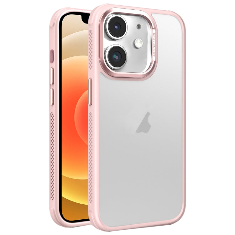 For iPhone 12 Hardware Side Cooling Skin Feel Frosted Metal Lens Frame Phone Case