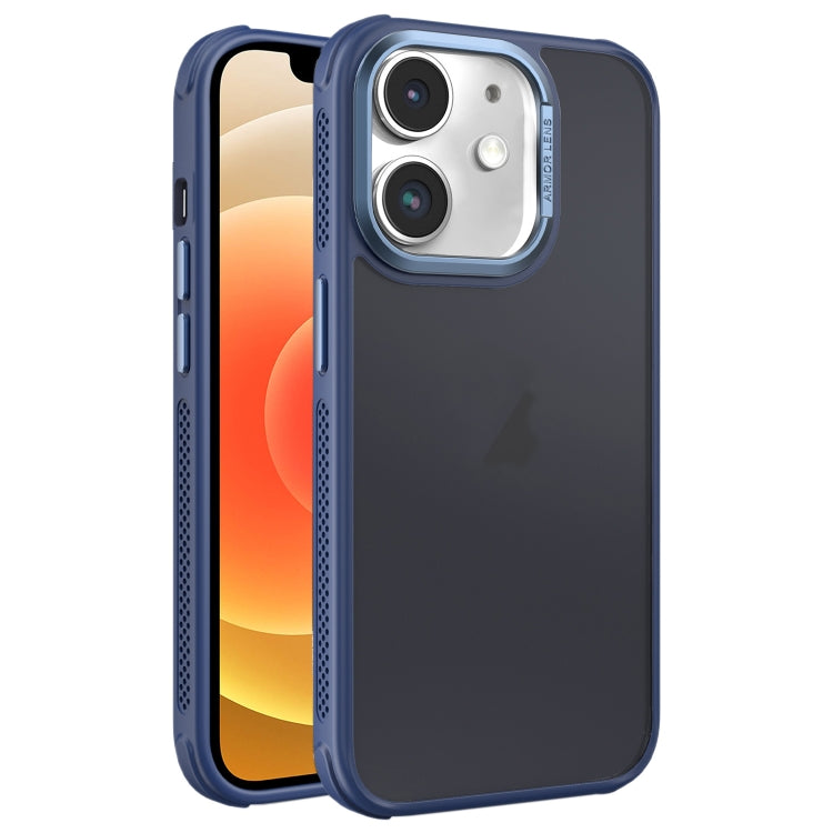 For iPhone 12 Hardware Side Cooling Skin Feel Frosted Metal Lens Frame Phone Case