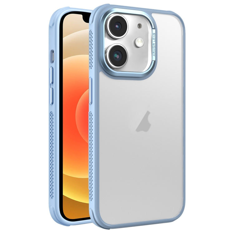 For iPhone 12 Hardware Side Cooling Skin Feel Frosted Metal Lens Frame Phone Case