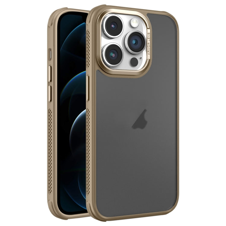 For iPhone 12 Pro Max Hardware Side Cooling Skin Feel Frosted Metal Lens Frame Phone Case