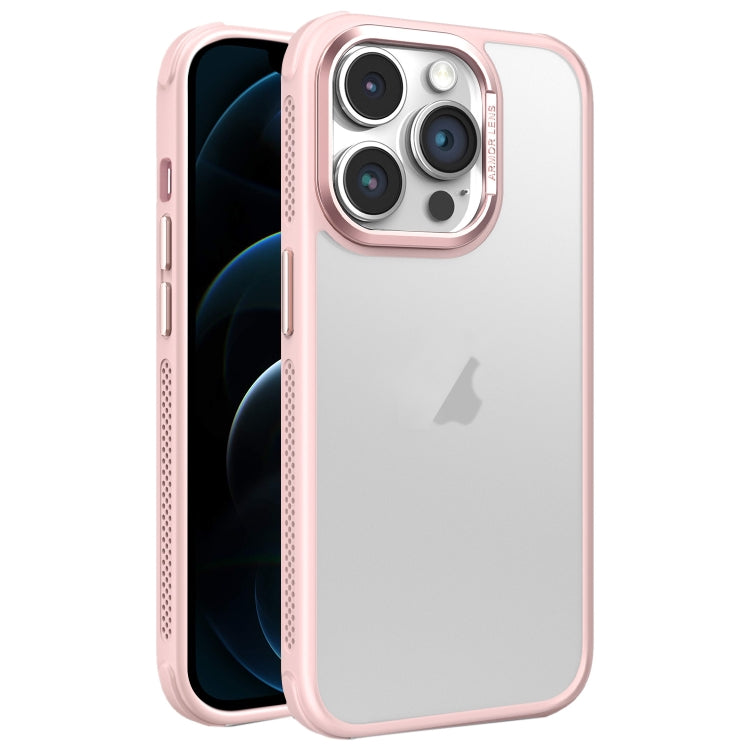 For iPhone 12 Pro Max Hardware Side Cooling Skin Feel Frosted Metal Lens Frame Phone Case