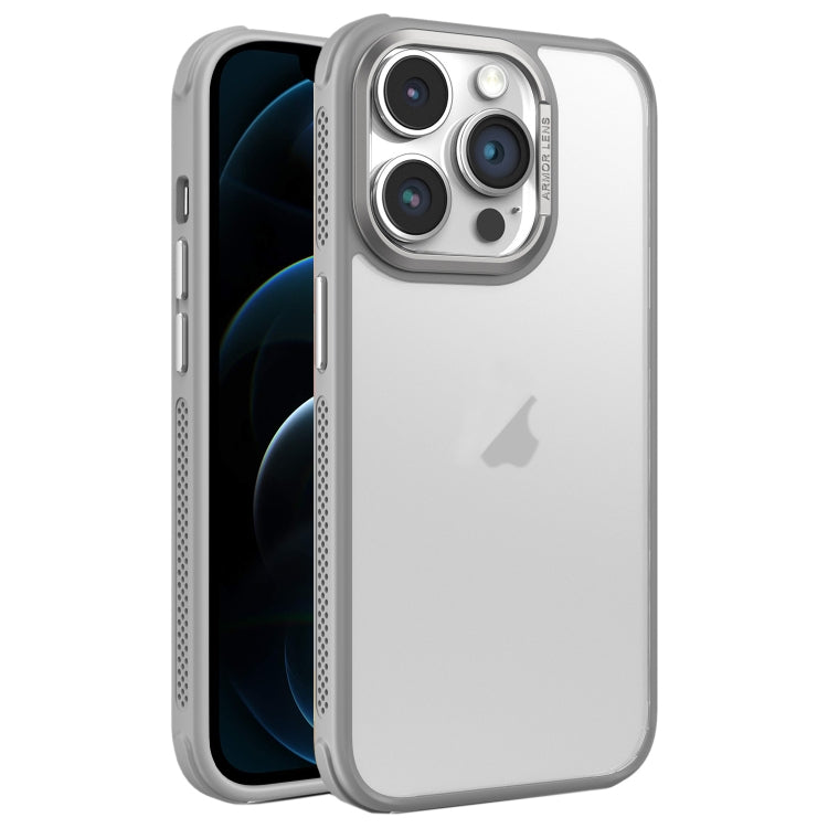 For iPhone 12 Pro Max Hardware Side Cooling Skin Feel Frosted Metal Lens Frame Phone Case
