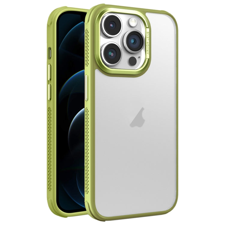 For iPhone 12 Pro Max Hardware Side Cooling Skin Feel Frosted Metal Lens Frame Phone Case