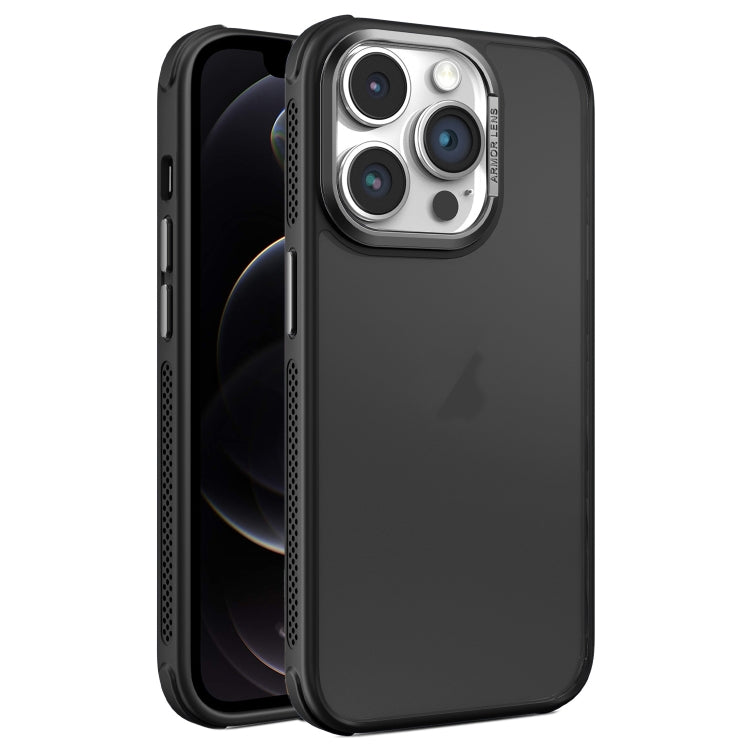 For iPhone 12 Pro Hardware Side Cooling Skin Feel Frosted Metal Lens Frame Phone Case