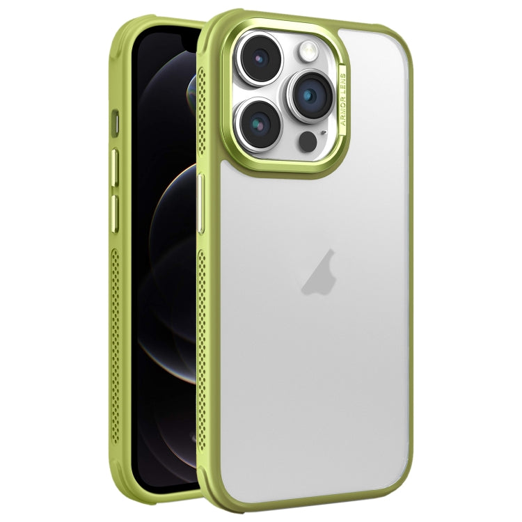 For iPhone 12 Pro Hardware Side Cooling Skin Feel Frosted Metal Lens Frame Phone Case