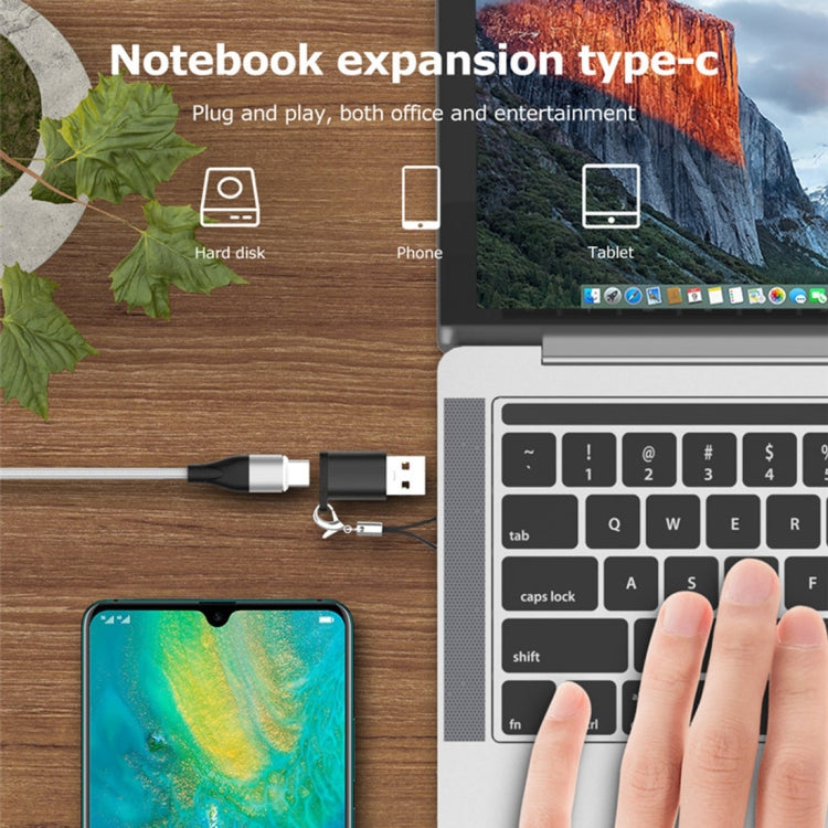 XQ-ZH006 USB 3.0 to Type-C / USB-C Adapter(Black)