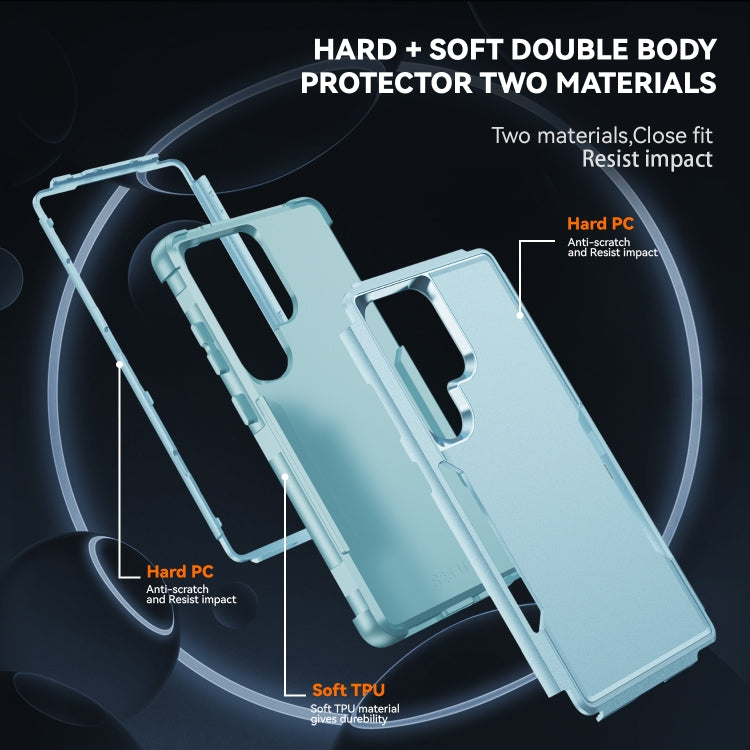 For Samsung Galaxy S25 Ultra 5G TPU + PC Shockproof Protective Phone Case